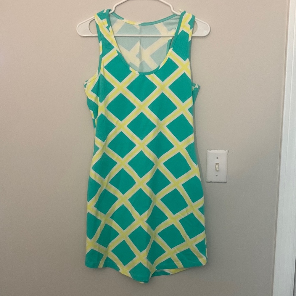 Women’s Mahi Gold Razor Back T-shirt dress Size small